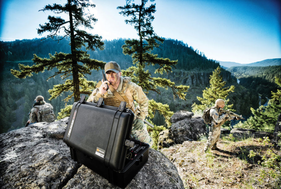 Pelican 1605 Grey Foam UPDATED LATCHES 1