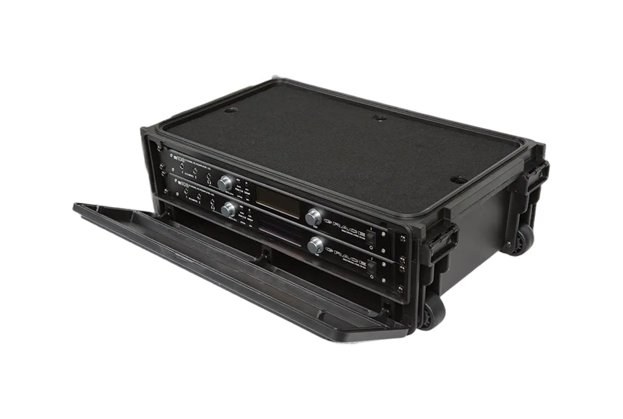 SKB 1SKB-iSF2U Injection Molded 2U Studio Flyer Rack Case