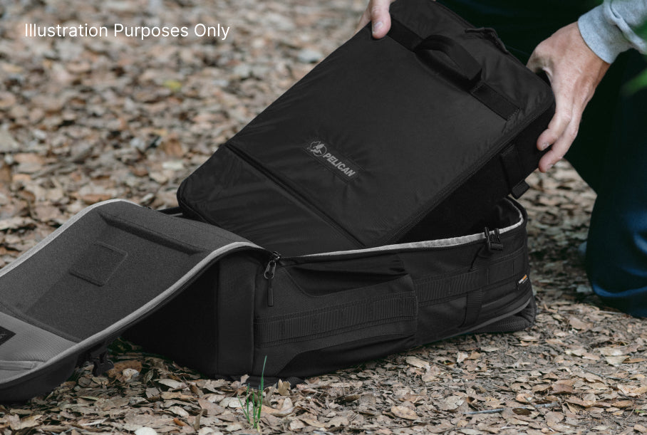 Pelican Aegis 25L Padded Divider Insert for PX25, Black w/ Yellow