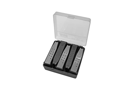 MTM PMC5 Compact Handgun Mag Case, Clear Smoke