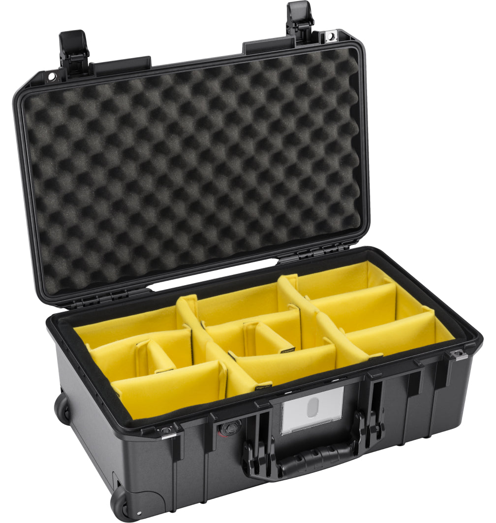 Pelican 1535 Black Padded Dividers UPDATED LATCHES
