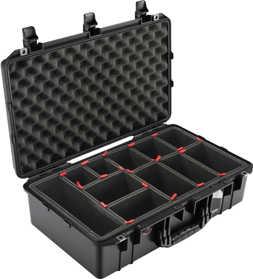 Pelican 1555 Black TrekPak UPDATED LATCHES