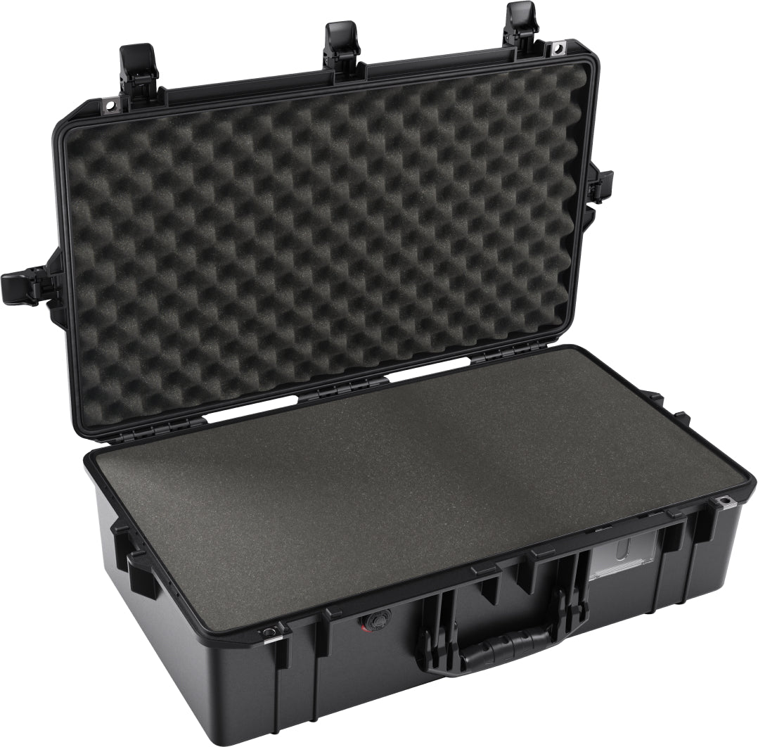 Pelican 1605 Black Foam UPDATED LATCHES