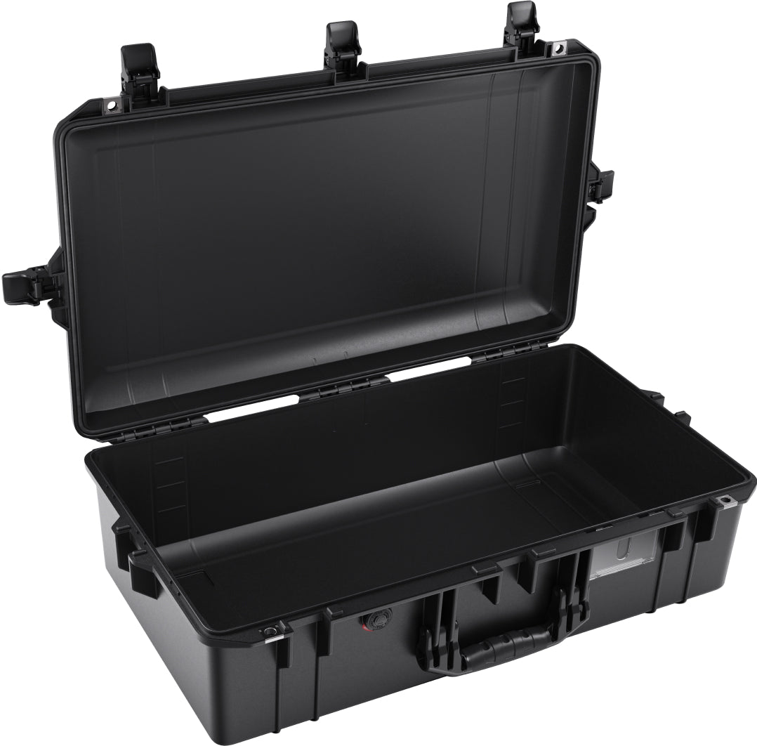 Pelican 1605 Black No Foam UPDATED LATCHES
