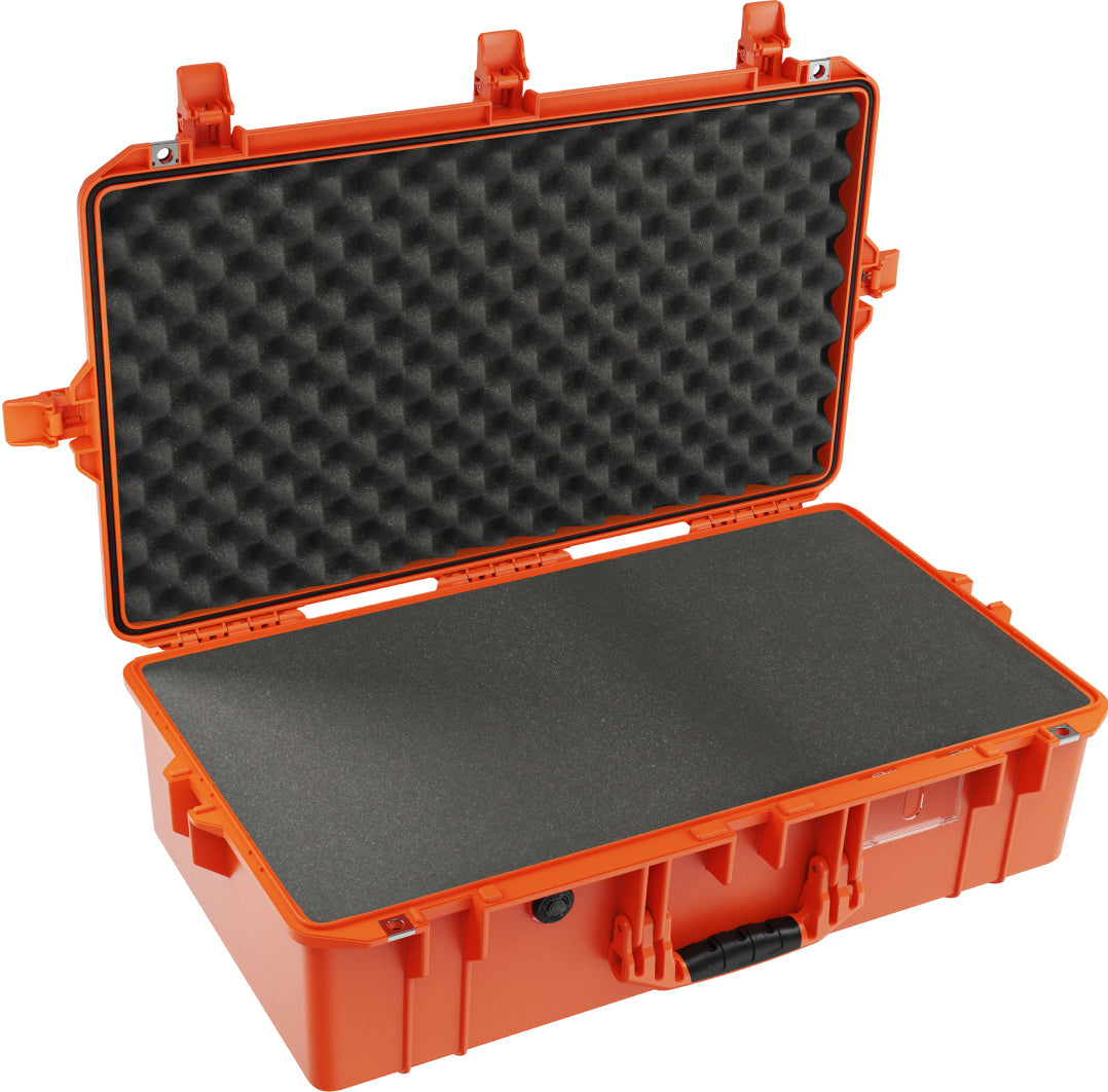Pelican 1605 Orange Foam UPDATED LATCHES