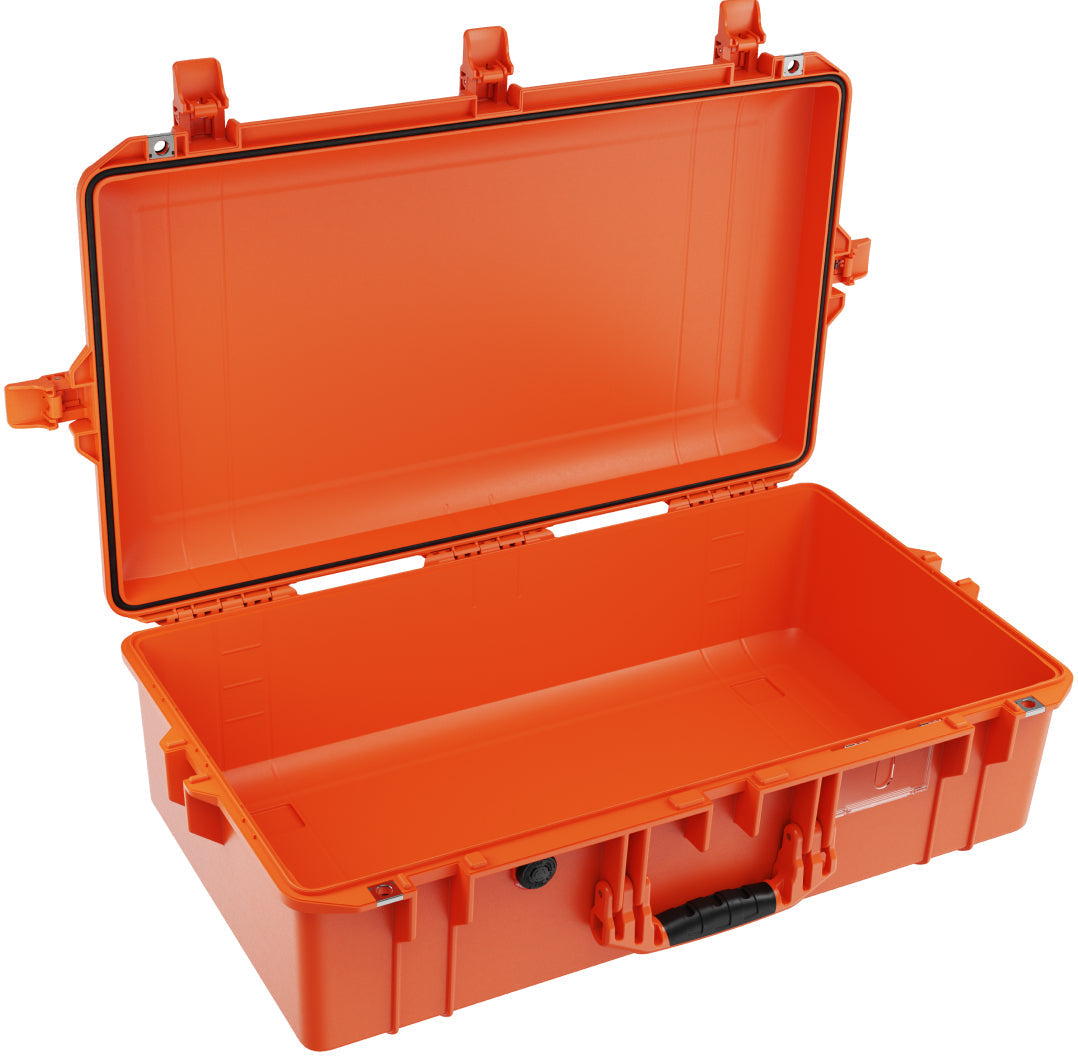 Pelican 1605 Orange No Foam UPDATED LATCHES