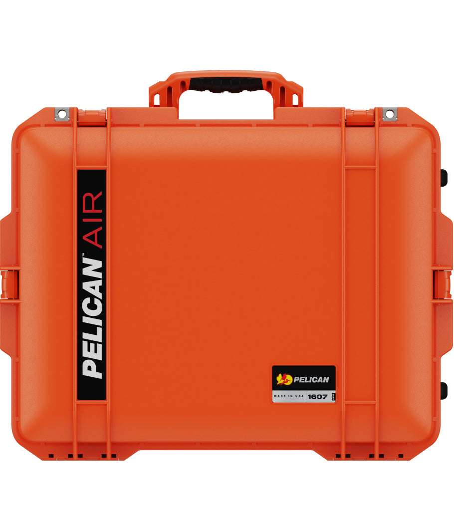 Pelican 1607 Orange Front UPDATED LATCHES