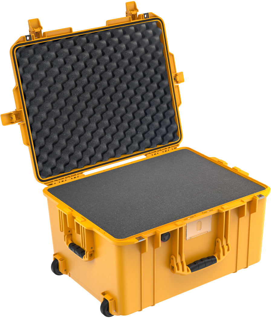Pelican 1607 Yellow Foam UPDATED LATCHES