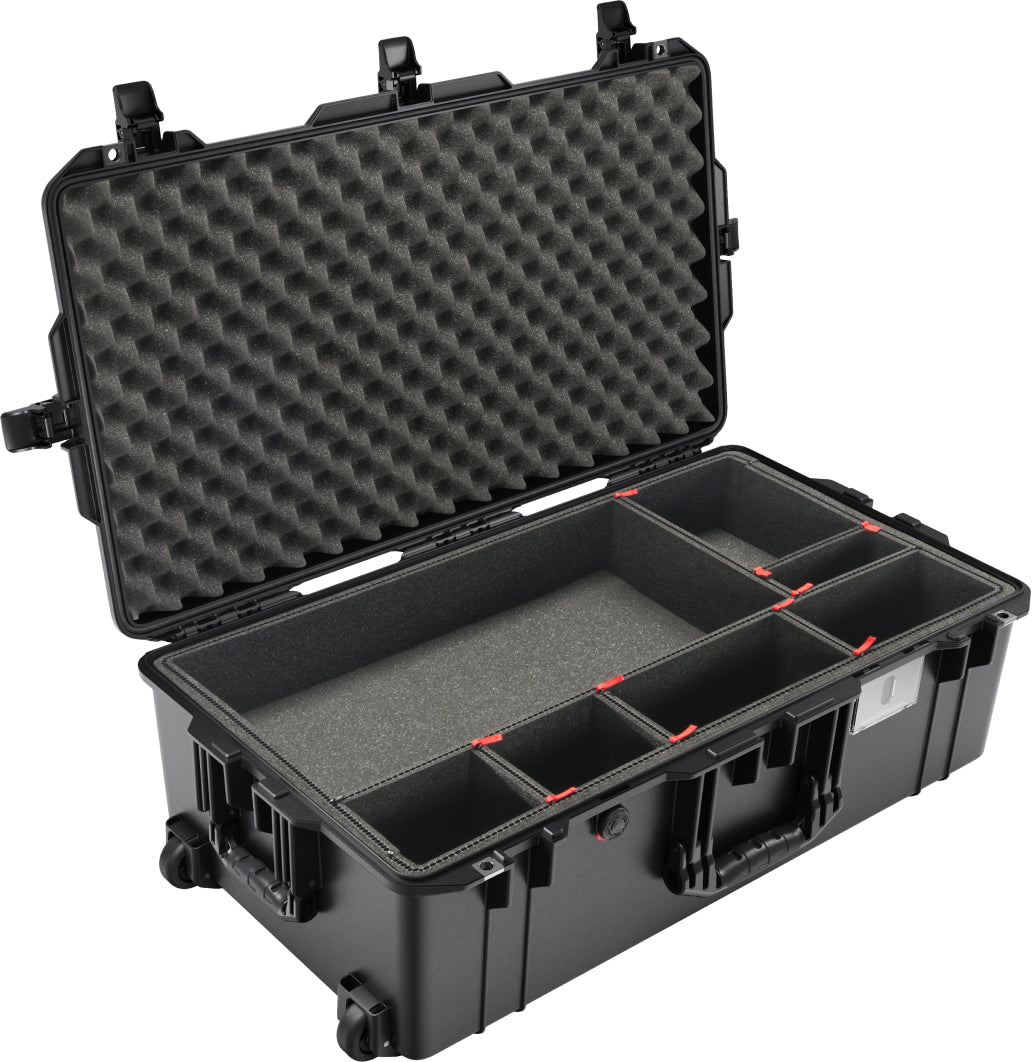 Pelican 1615 Black TrekPak UPDATED LATCHES