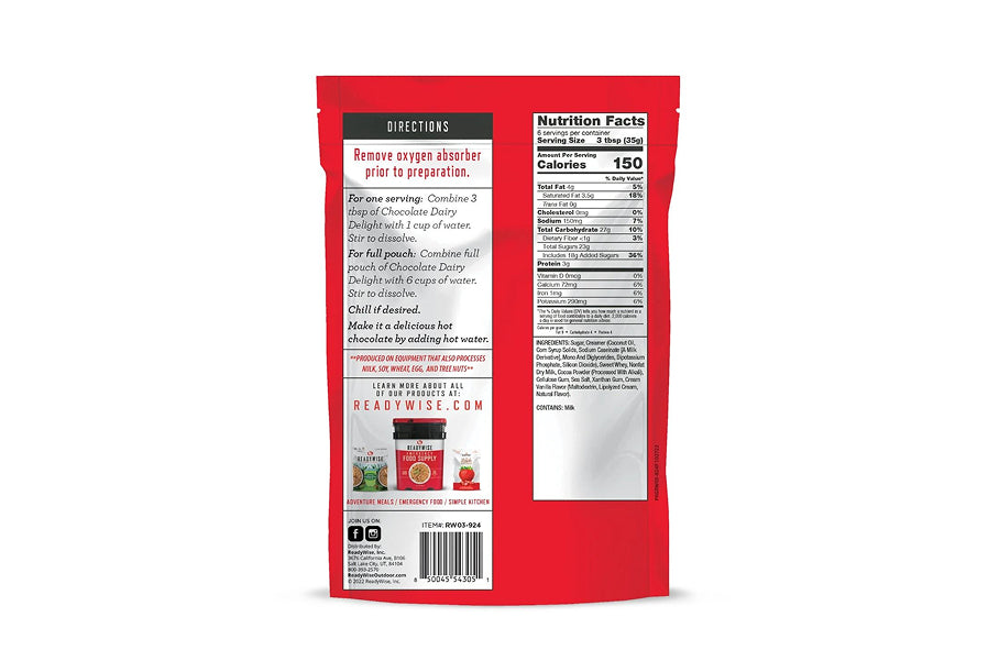 Readywise Chocolate Dairy Delight