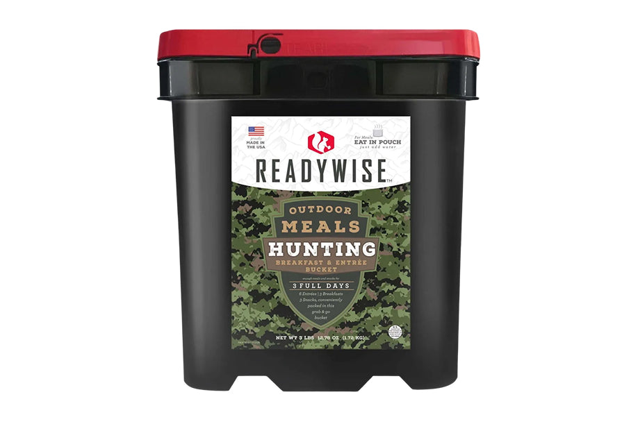 Readywise CP Outdoor Adventure Meals Hunting Bucket