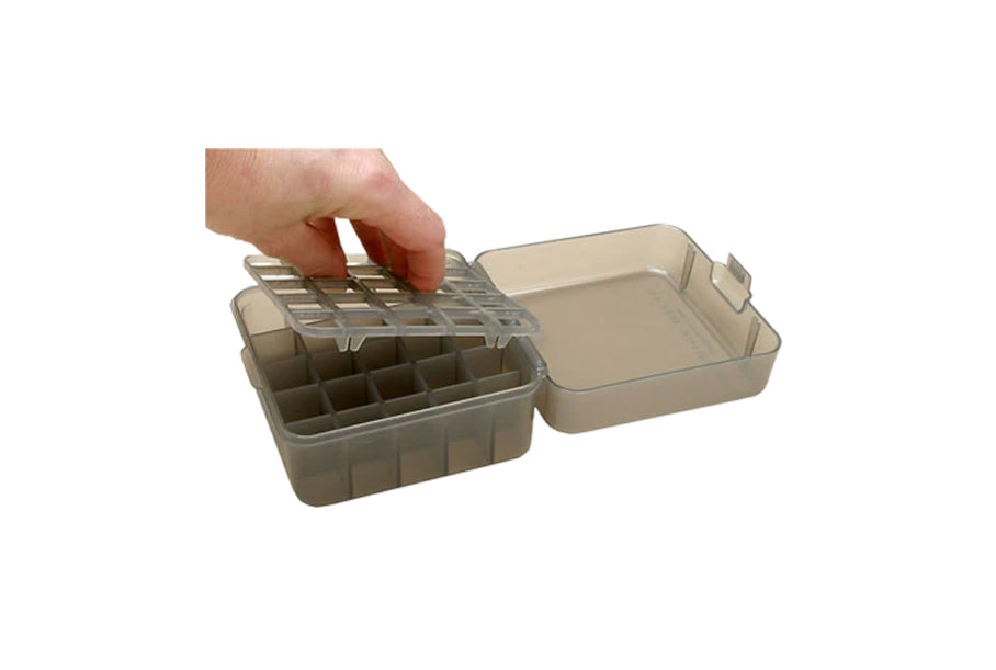 MTM S25D Dual Gauge 25 Round Flip-Top Shotshell Ammo Box