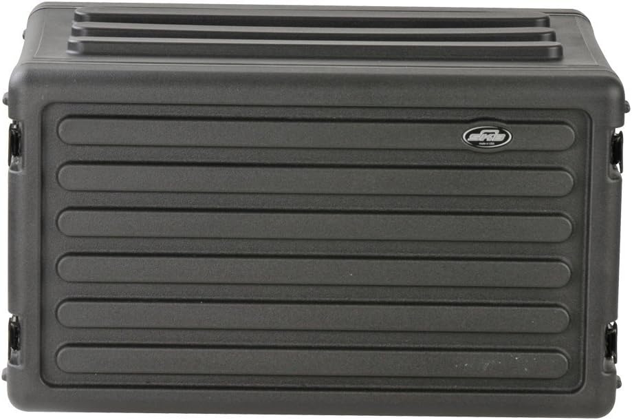 SKB Cases 1SKB-R6S Roto-Molded 6U Shallow Rack Mount Case
