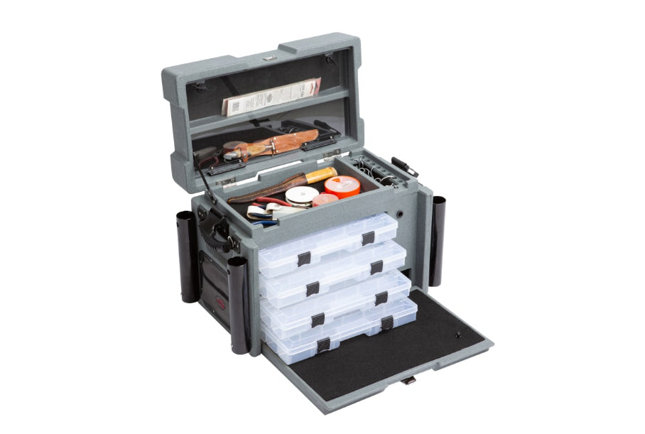 SKB 7200 Large Fishing Tackle Box Angle Open