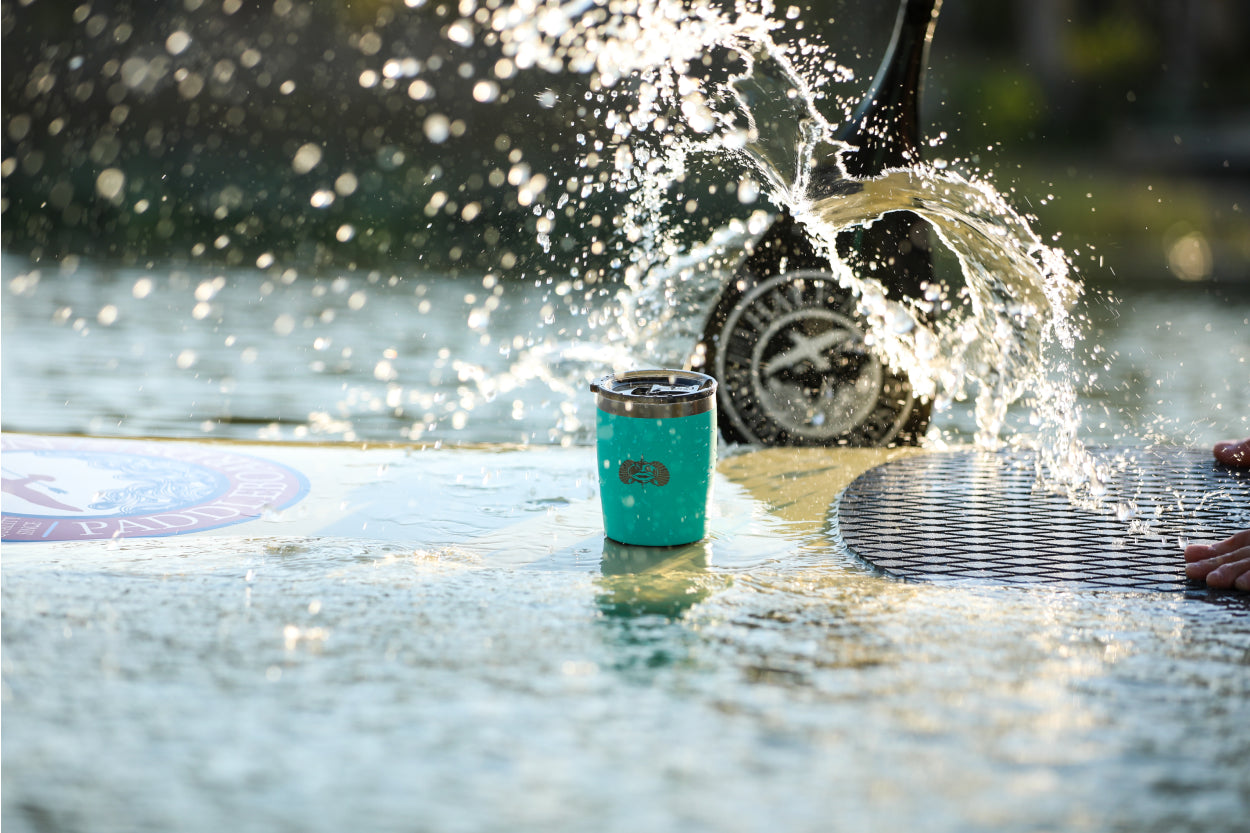 Toadfish 10oz Non-Tipping Rocks Tumbler - Application 1