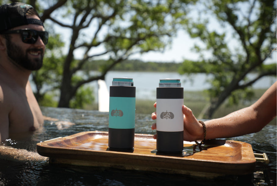 Toadfish 12oz Slim Non-Tipping Can Cooler