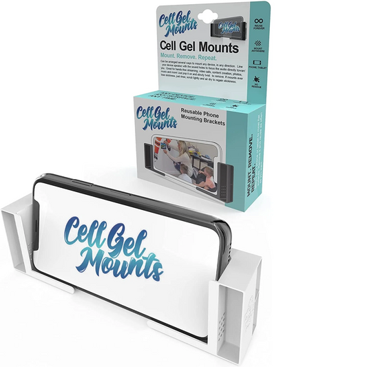Cell Gel Mounts Reusable Cellphone & Tablet Wall Mount