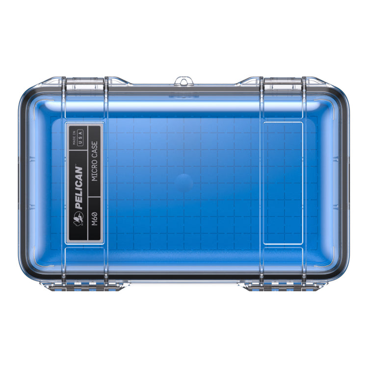 Pelican M60 Light Blue Clear Case Top