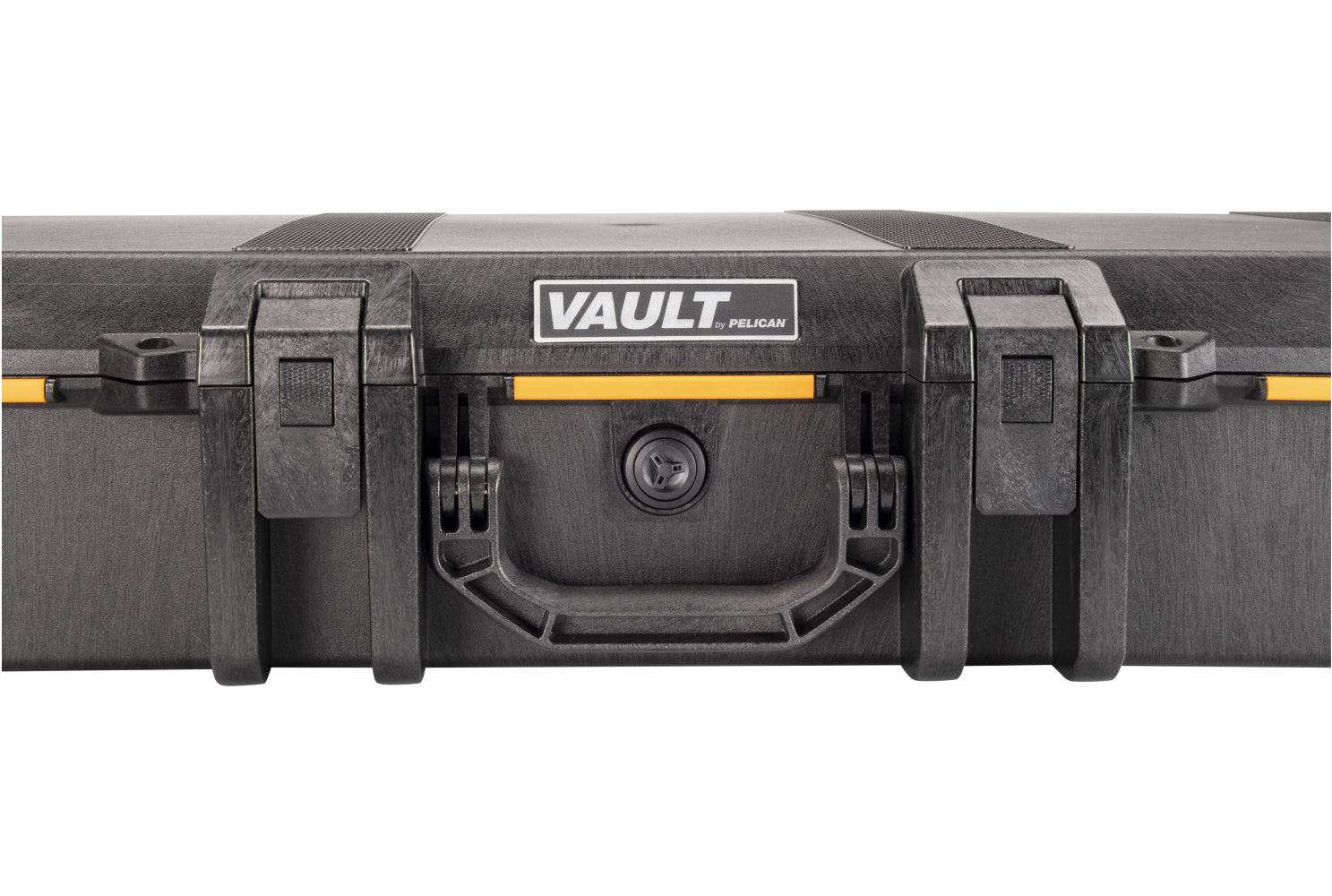 Pelican V700 Takedown Case in black close up handle