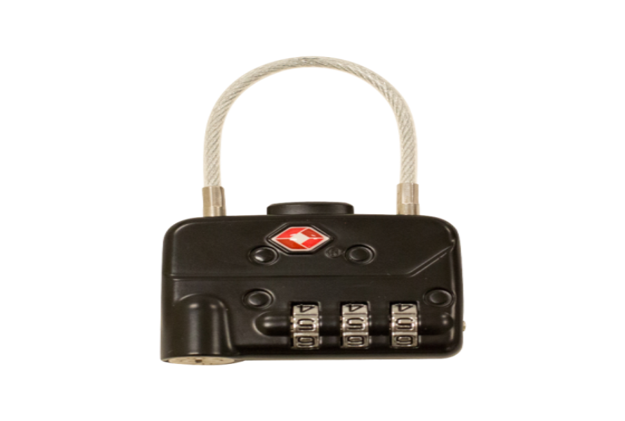 SKB 1SKB-PDL-C TSA Cable Combination Padlock, 2pk
