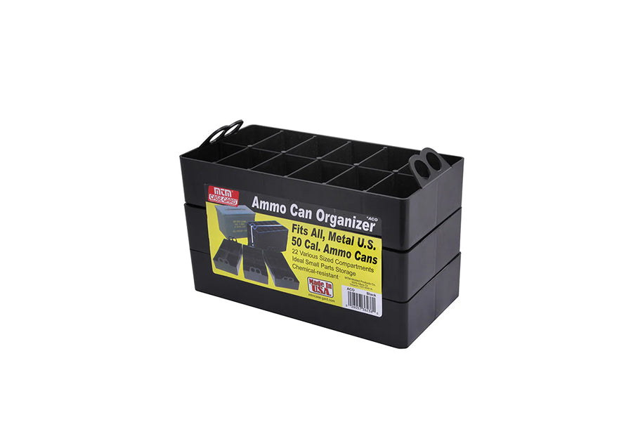 MTM ACO - Ammo Can Organizer Insert (Sold as 3-Pack), Black