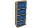 MTM ARRS - Ammo Rack with 4 RS-50-24 Ammo Boxes, Clear Blue/Dark Earth