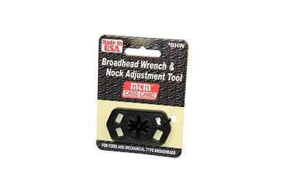 MTM BHW - Broadhead Wrench & Nock Adjustment Tool, Black