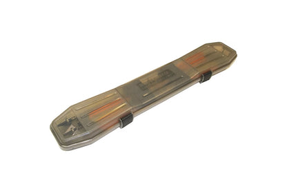MTM BTBC-41 Traveler Bolt Case, 6 Crossbow Bolt up to 24.25", Clear Smoke