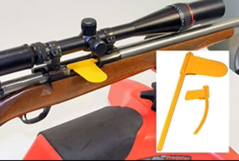 MTM CFP Pistol & Rifle Chamber Indicator Flags 8-pack, Yellow