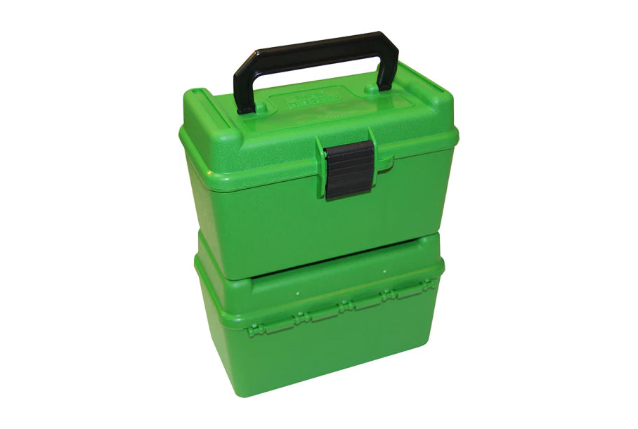 MTM H50 Deluxe Handled 50-Round Rifle Ammo Case
