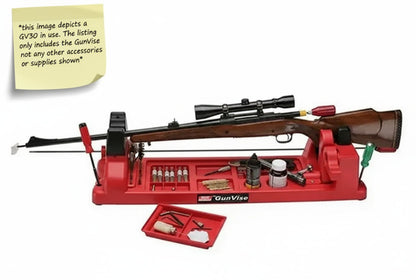 MTM GV30 Gun Vise for Gunsmithing work and Cleaning Kits, Red