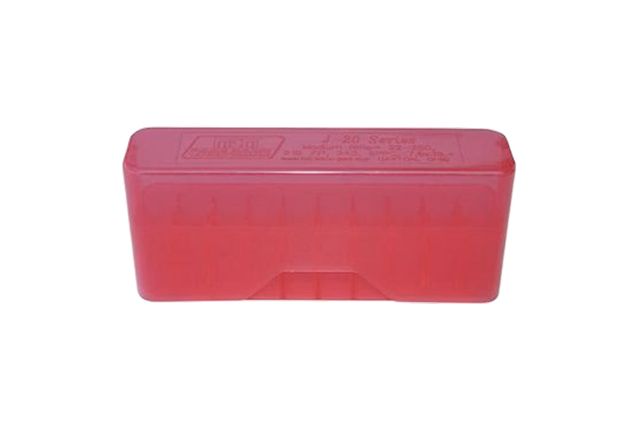 MTM J-20- Rifle Slip-Top 20 Round Ammo Case