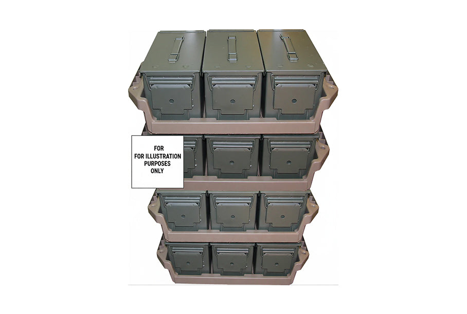 MTM MAC Ammo Can Tray, Holds 3-4 Cans (Ammo Cans Sold Separately)