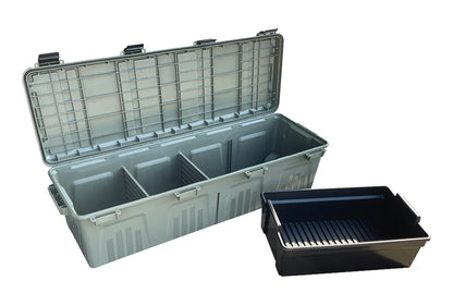 MTM MGC "The Mule" Mobile Gear Crate w/ Tray & Divider, Army Green