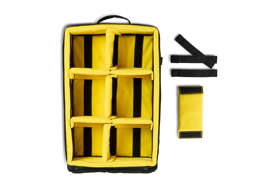 Pelican Aegis 25L Padded Divider Insert for PX25, Black w/ Yellow