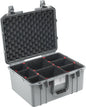 Pelican 1557 Grey Foam UPDATED LATCHES 1