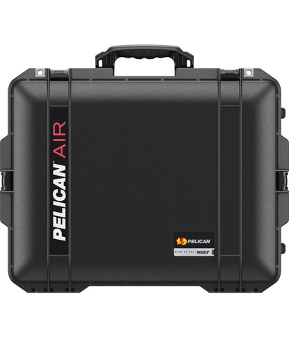 Pelican 1607 Black Front UPDATED LATCHES