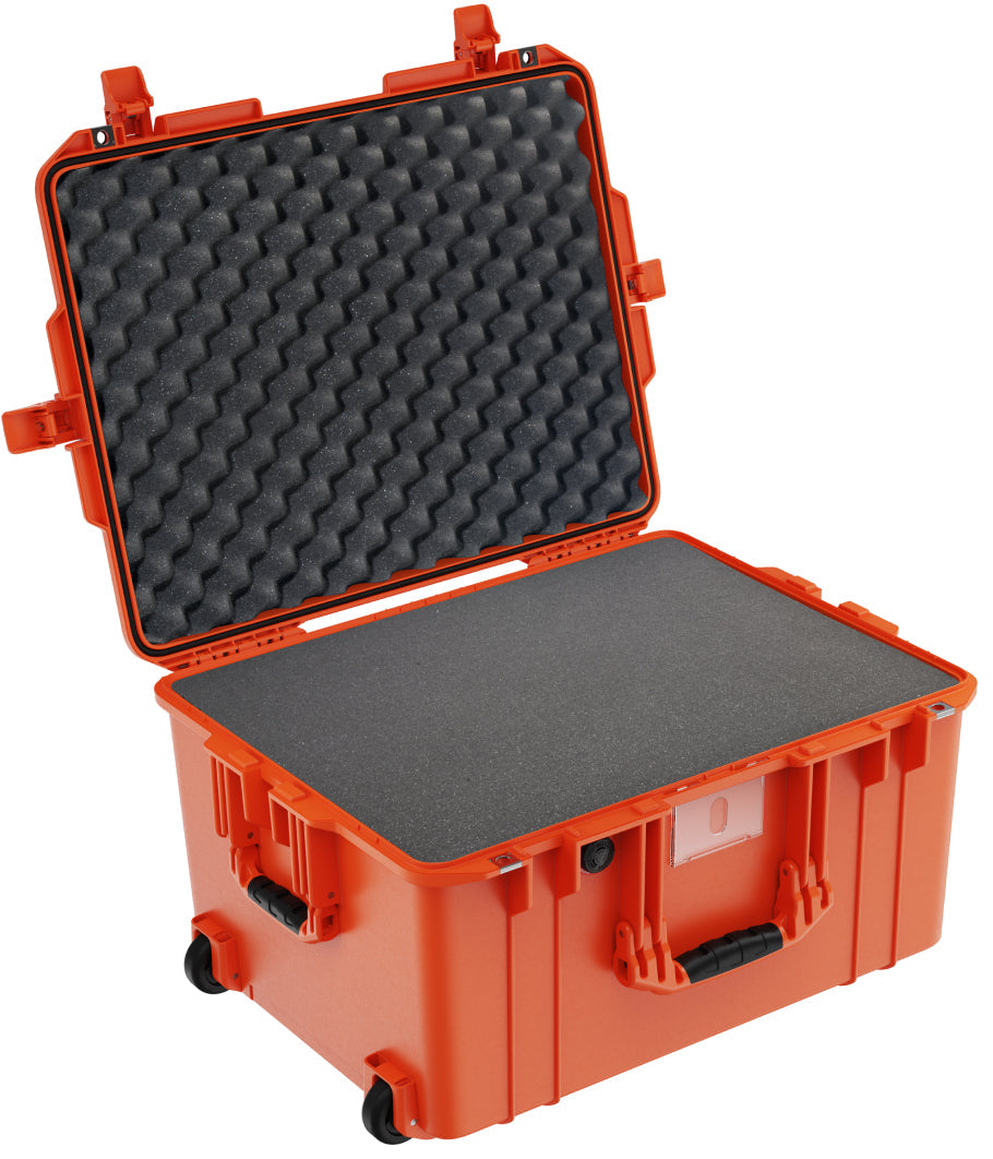 Pelican 1607 Orange Foam UPDATED LATCHES