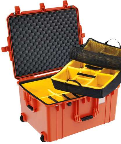 Pelican 1637 Orange Padded Dividers UPDATED LATCHES