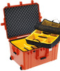 Pelican 1637 Orange Padded Dividers UPDATED LATCHES