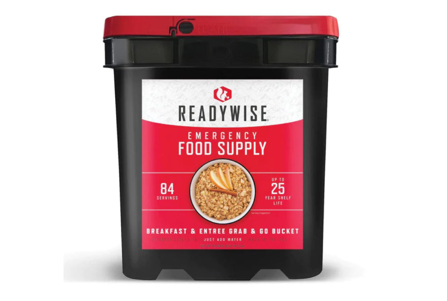 Readywise RW01-184 Breakfast, Lunch, & Dinner Bucket (84 servings)
