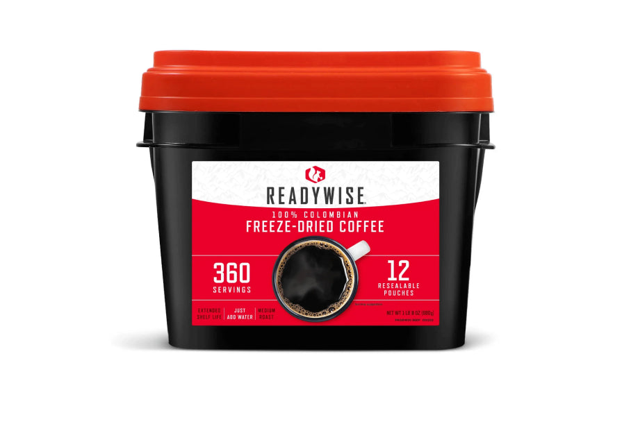 Readywise 360 Servings Freeze Dried Coffee Bucket