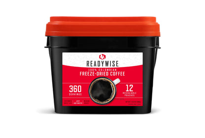 Readywise 360 Servings Freeze Dried Coffee Bucket