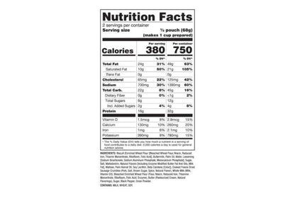 Readywise Outdoor Pro Meal Homestyle Biscuits & Gravy w/ Sausage- Reformulated