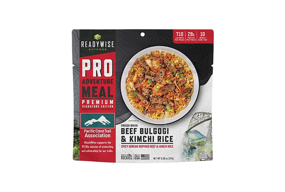 Readywise Outdoor Pro Meal Beef Bulgogi & Kimchi Fried Rice- Reformulated
