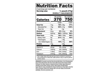 Readywise Outdoor Pro Meal Coconut Curry- Reformulated