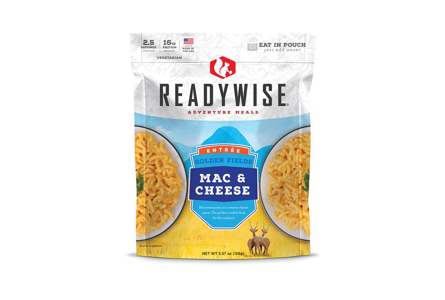 Readywise RW03-909 Golden Fields Mac and Cheese- Single Pouch