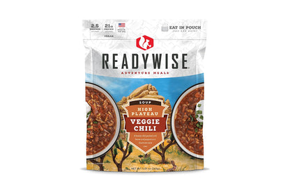 ReadyWise RW03-911 Trailhead High Plateau Veggie Chili Soup- Single Pouch