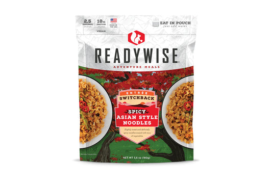 ReadyWise RW03-915 Switchback Spicy Asian Style Noodles- Single Pouch