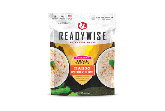 ReadyWise RW03-916 Trail Treats Mango Sticky Rice- Single Pouch